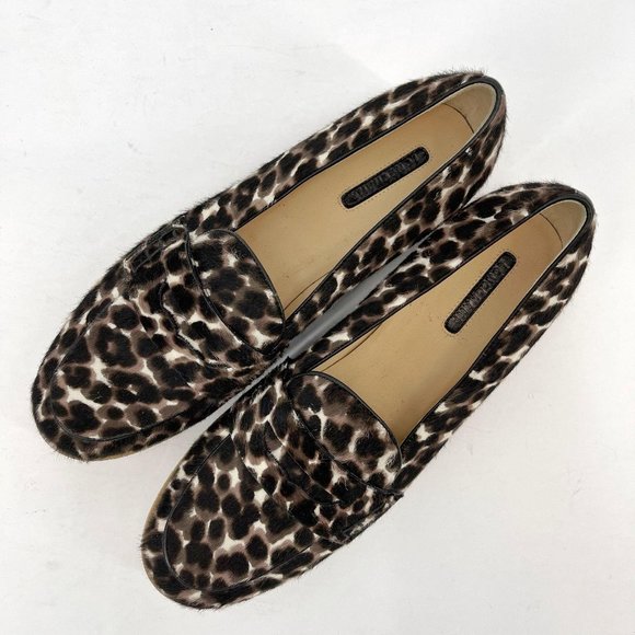 Longchamp Calf Hair Animal Print Penny Loafer - Picture 3 of 12